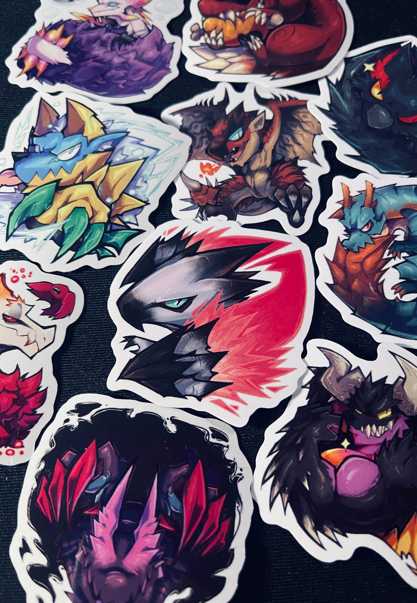 Monster Hunter Stickers (2pc)